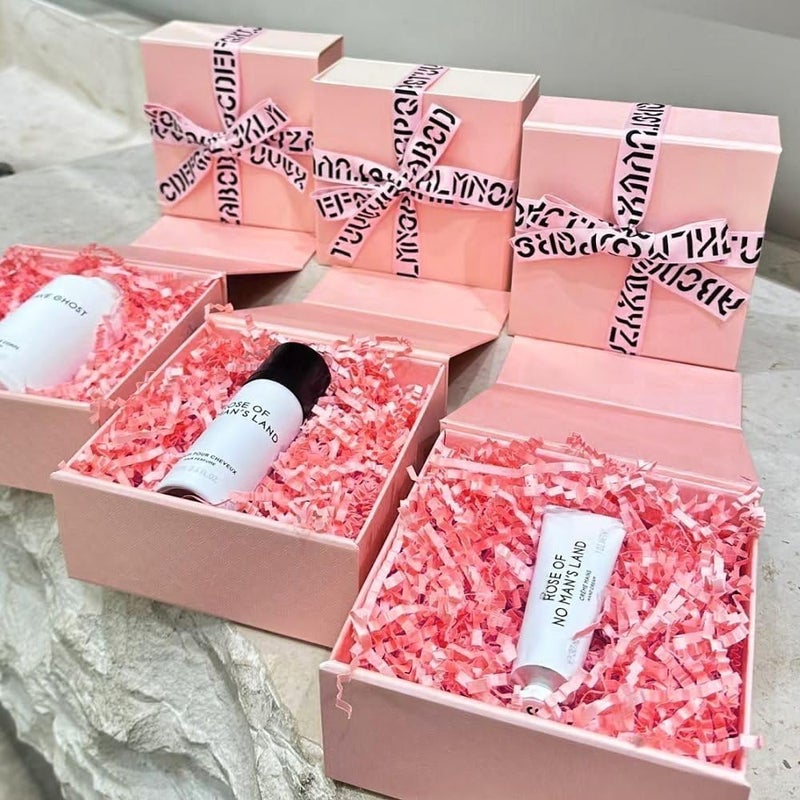 UoeRing Crinkle Cut Paper Shred Filler-4 OZ-Pink Shredded Paper for Gift Wrapping Baskets Bag Easter Grass Gift Boxes Filler - Image 3